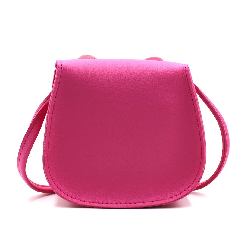 ZGMYC Little Girls' Cute Rabbit Crossbody Purse Small Bow Shoulder Bag Handbag for Kids Toddlers - Image 4